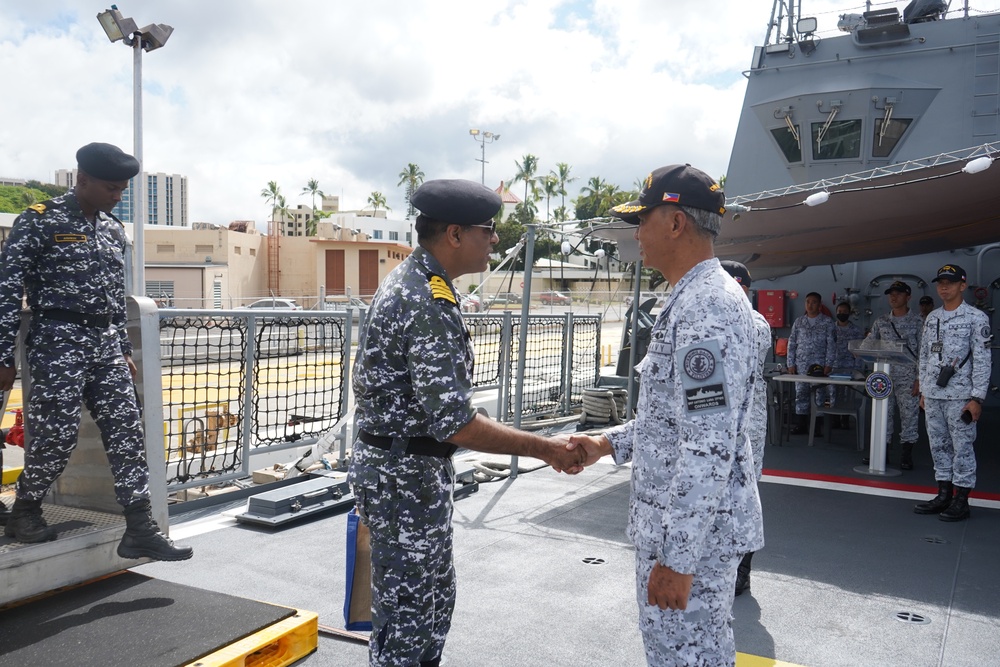 PH frigate in Hawaii receives visits from multinational counterparts