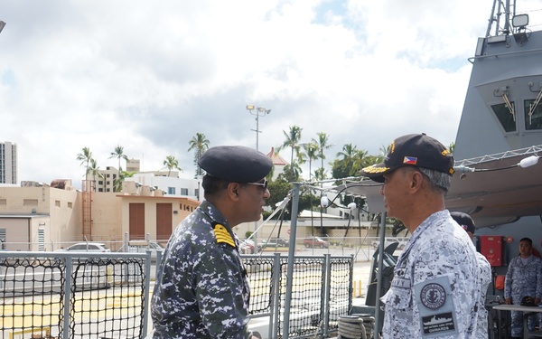 PH frigate in Hawaii receives visits from multinational counterparts