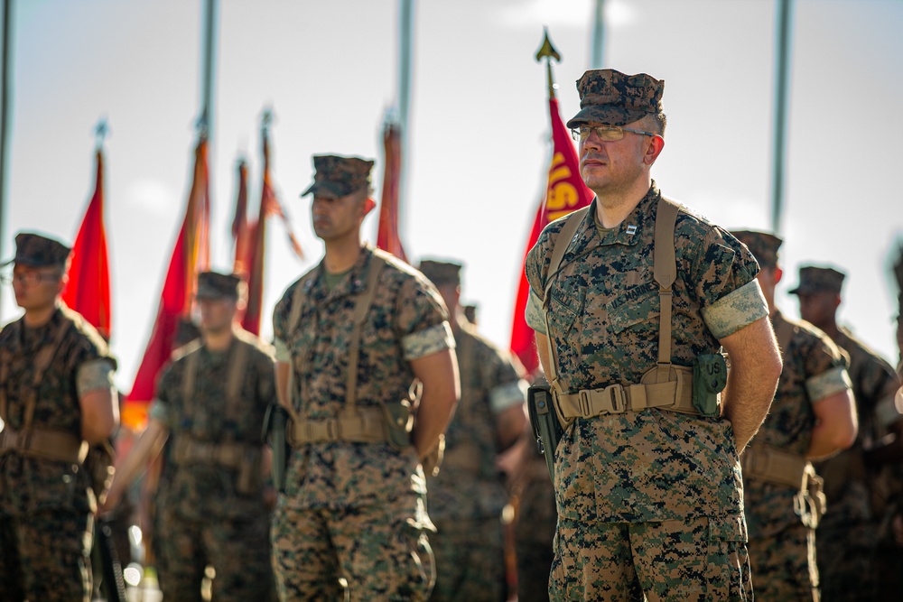 Marine Corps Installations Pacific Conducts a Change of Command Ceremony on Camp Foster