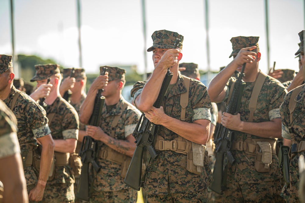 Marine Corps Installations Pacific Conducts a Change of Command Ceremony on Camp Foster