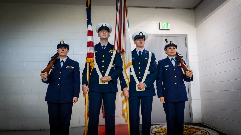 Coast Guard holds change-of-command ceremony in Corpus Christi, Texas