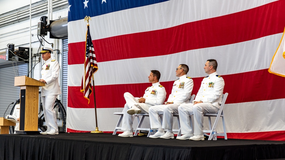 Coast Guard holds change-of-command ceremony in Corpus Christi, Texas