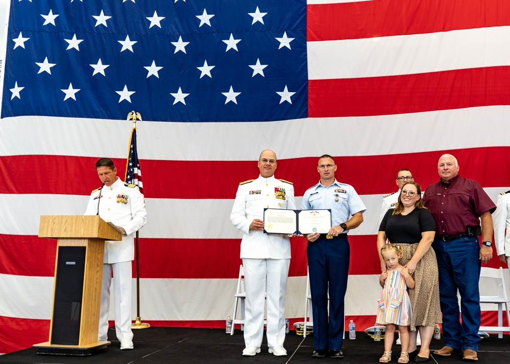 Coast Guard holds change-of-command ceremony in Corpus Christi, Texas