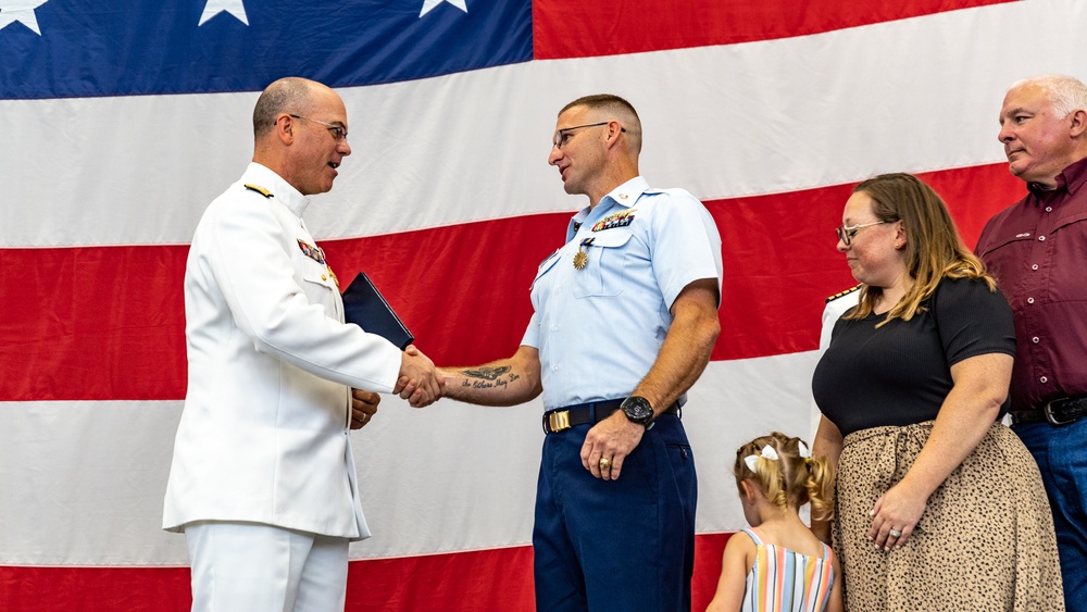 Coast Guard holds change-of-command ceremony in Corpus Christi, Texas