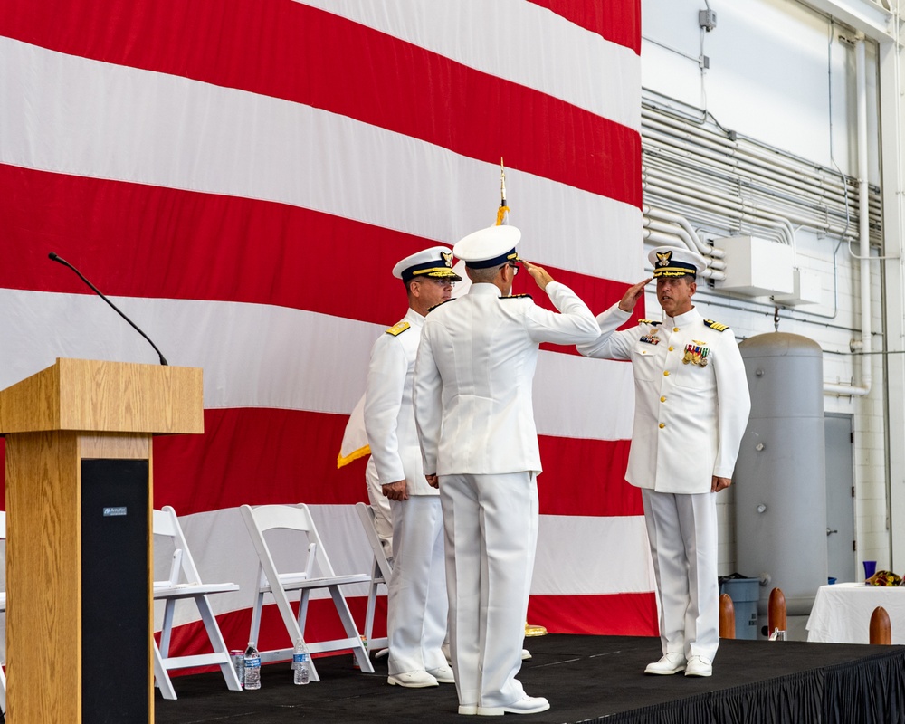 Coast Guard holds change-of-command ceremony in Corpus Christi, Texas