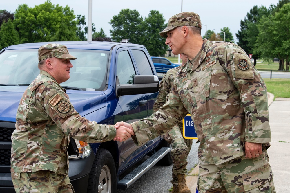 AF Director of Civil Engineers visits Team Dover