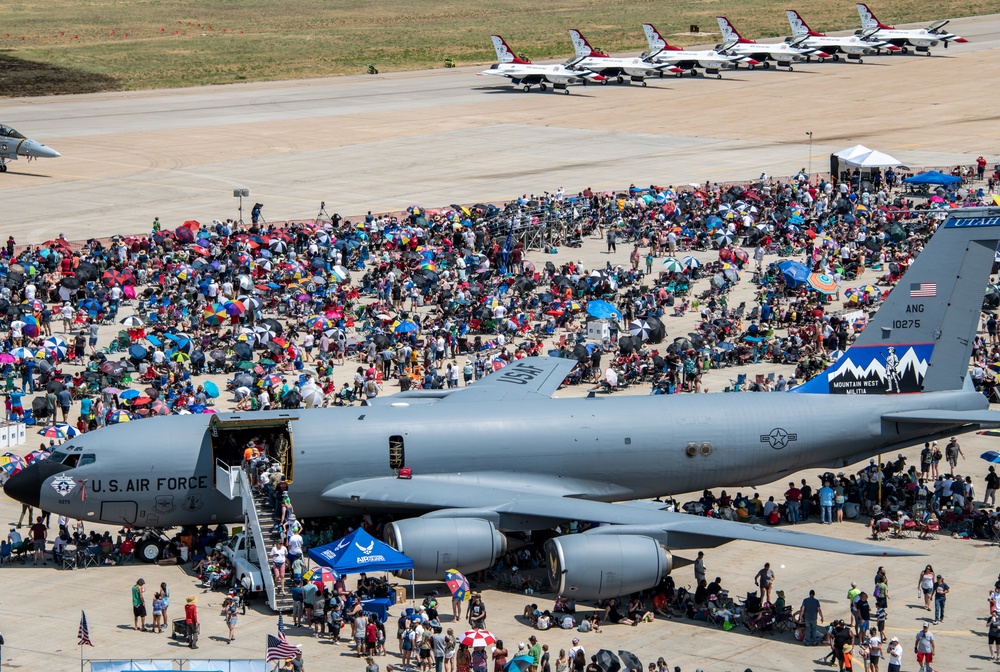 Crowds Gather for Hill AFB Air Show