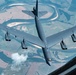The 914th ARW refuels a B-52 Stratofortress with the 307th BW
