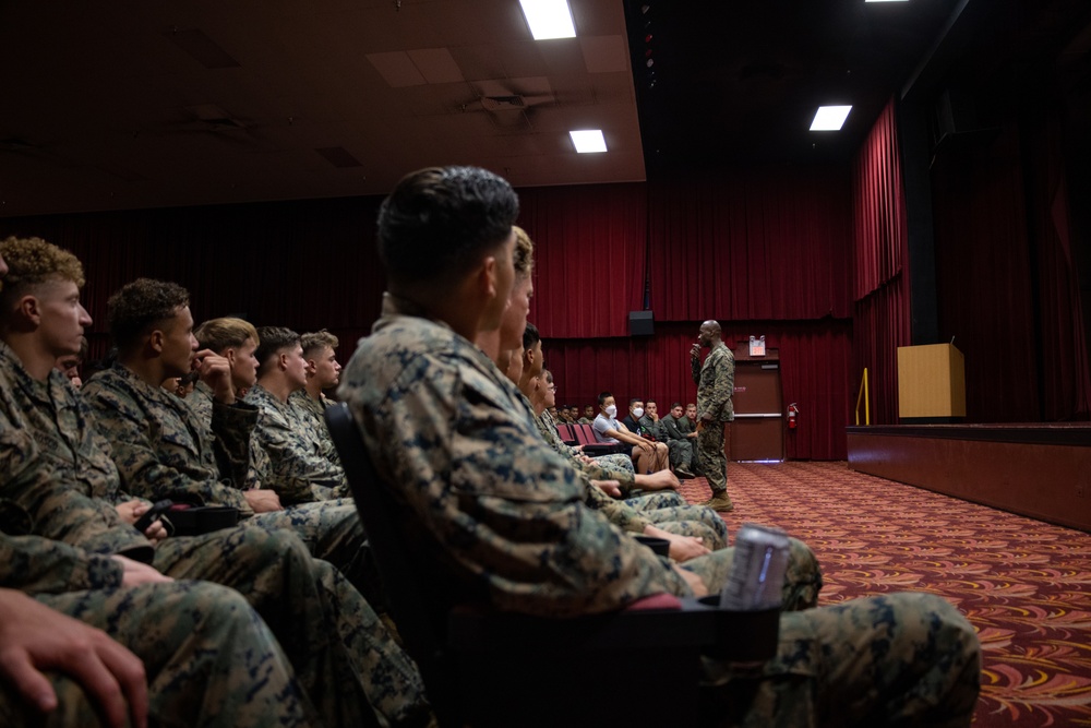 RIMPAC 2022: MAGTF-7 Leadership Addresses Battalion Landing Team 3/4