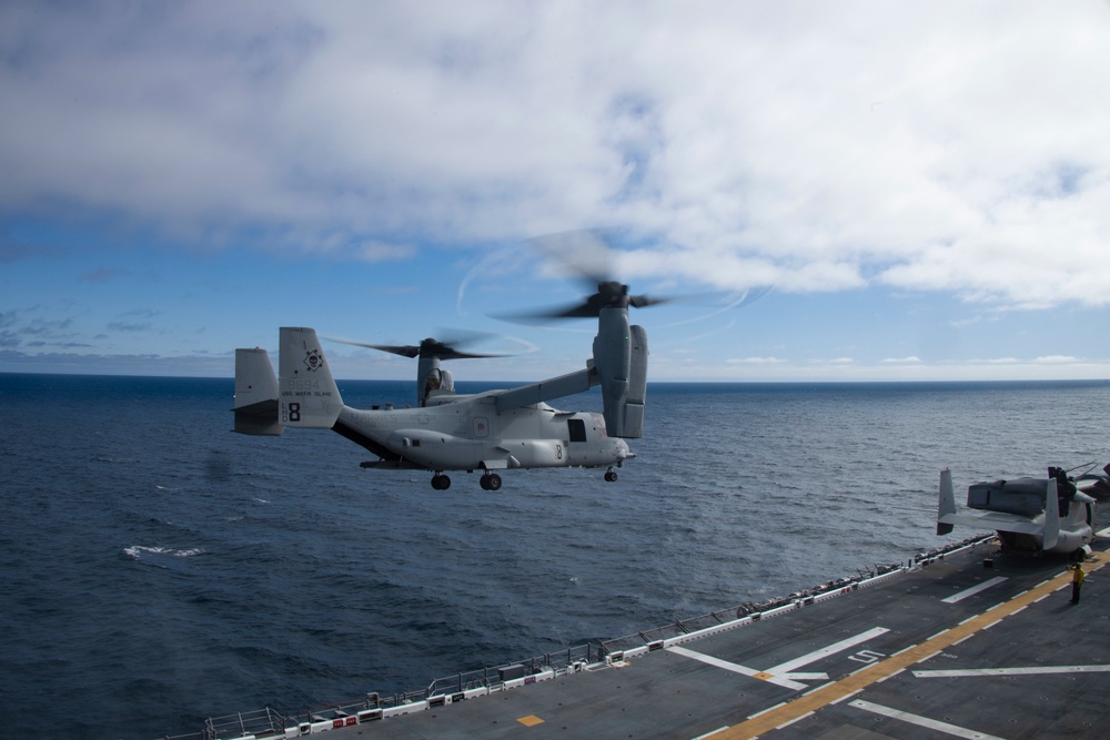 Flight Operations on USS Makin Island