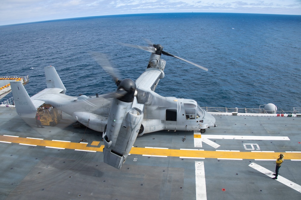 Flight Operations on USS Makin Island