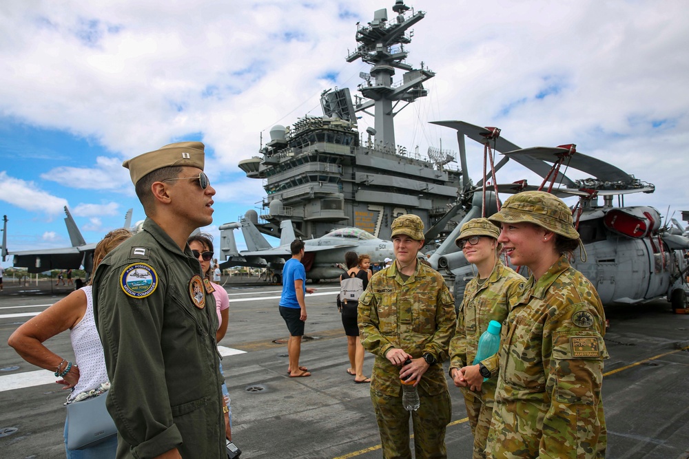 DVIDS Images Abraham Lincoln holds an open ship tour day during