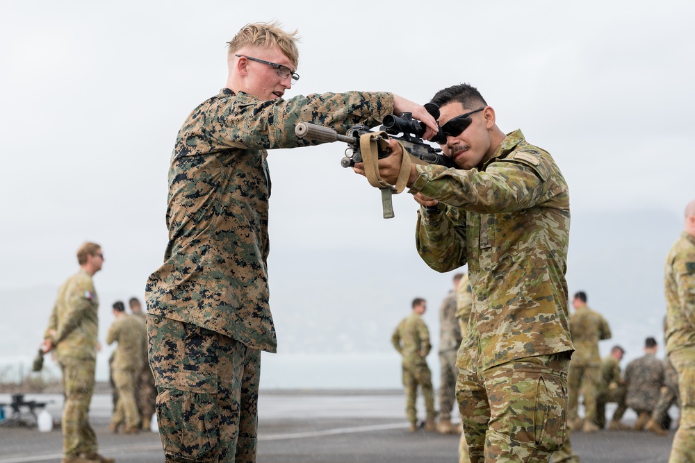 Multi-National Weapon Familiarization RIMPAC 22