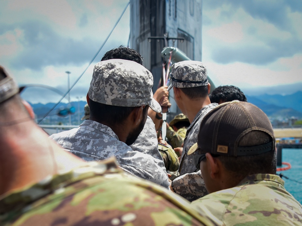 Multinational SOF Conduct Training Aboard USS Charlotte during RIMPAC 2022