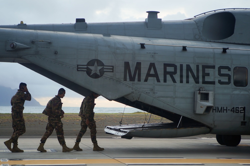 RIMPAC 2022: CH-53E Super Stallion Flight Operations