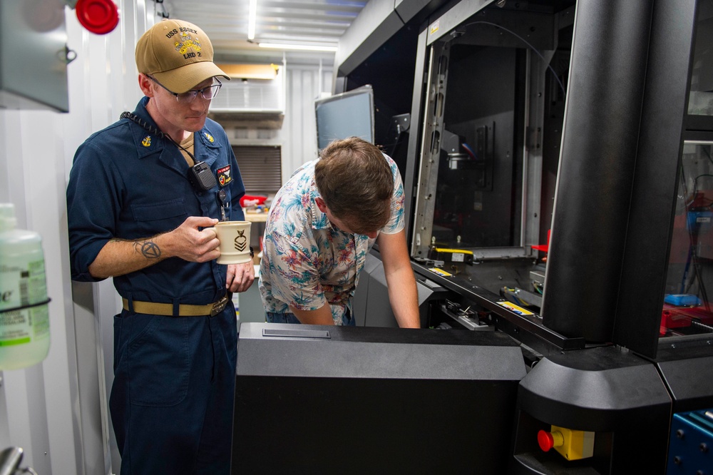 USS Essex First Ship to Participate in Naval Postgraduate School 3D Printer Research