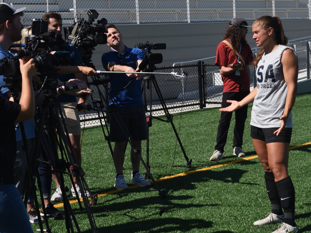 U.S. Armed Forces Women’s Soccer Team Expecting Tough Fight Ahead