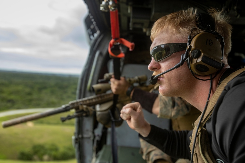 US Marines Improve Advanced Marksmanship with Aerial Sniper Training