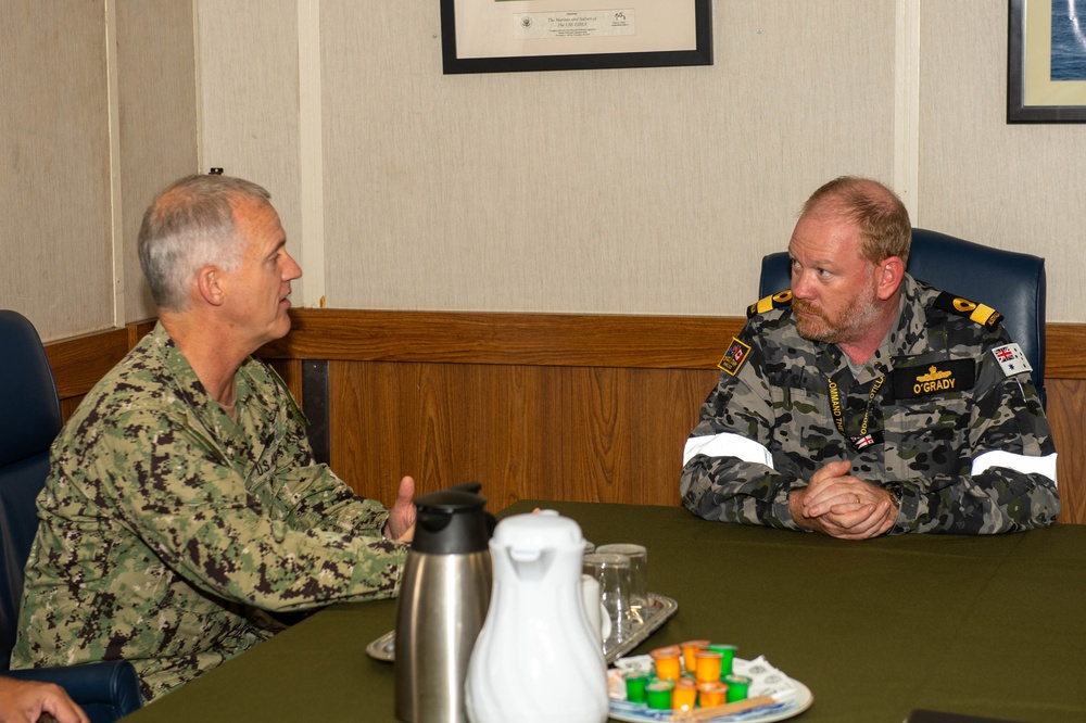 CFMCC Visits CTF 176 Leadership During RIMPAC