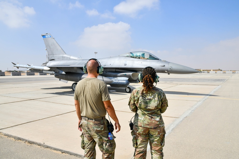 179th Expeditionary Fighter Squadron deploys to Egypt in support of Agile Phoenix 22 [Image 3 of 11]