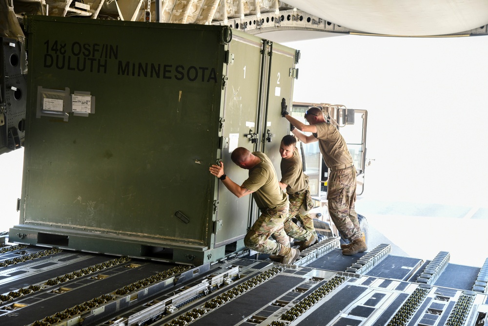 179th Expeditionary Fighter Squadron deploys to Egypt in support of Agile Phoenix 22 [Image 10 of 11]