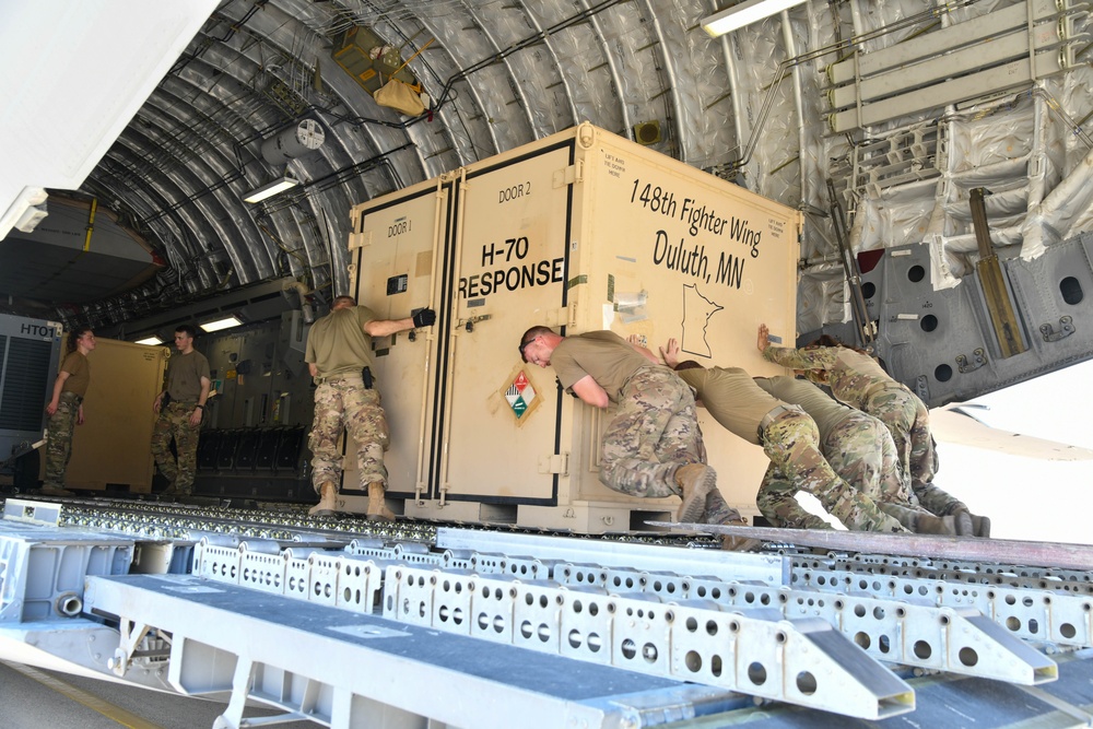 179th Expeditionary Fighter Squadron deploys to Egypt in support of Agile Phoenix 22 [Image 11 of 11]