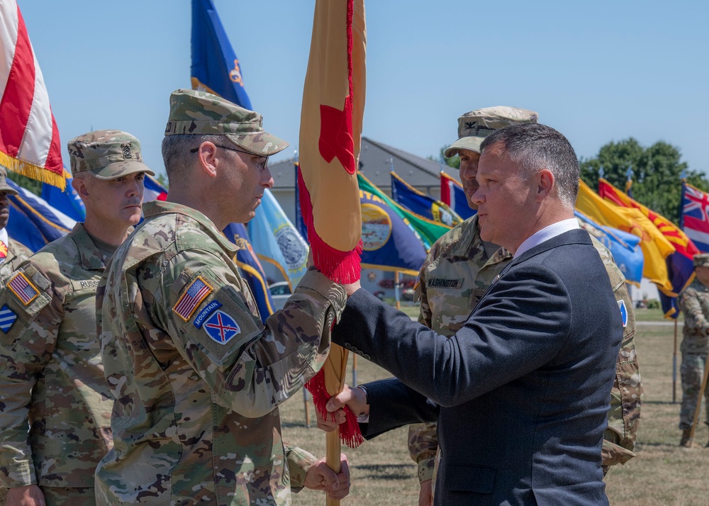 USAG Wiesbaden Change of Command ceremony