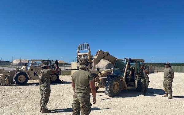 252nd QM logistics training