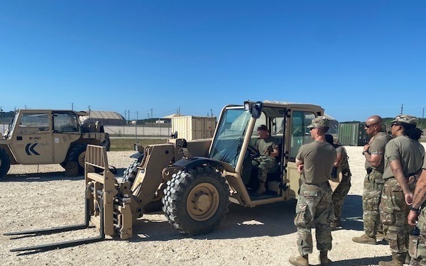 252nd QM logistics training