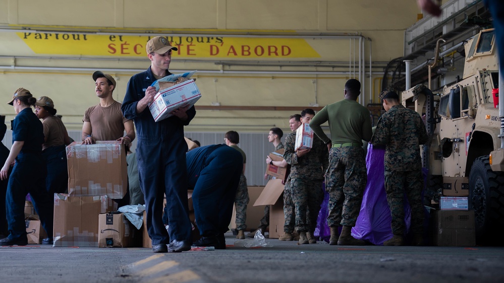 Kearsarge is in Port in Brest, France for Mid-Deployment Voyage Repairs