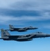 The 914th ARW refuels the 159th FW F-15 Eagles