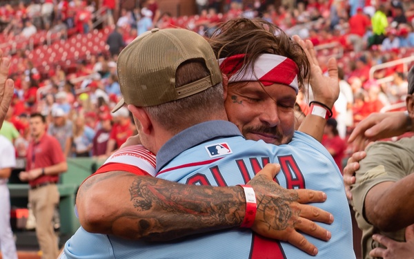 Military Appreciation at St. Louis Cardinals baseball game