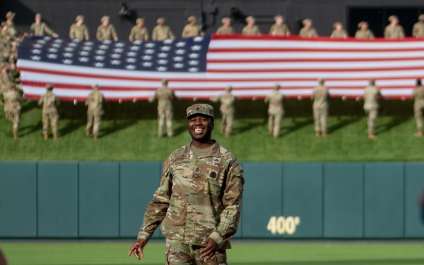 Military Appreciation at St. Louis Cardinals baseball game