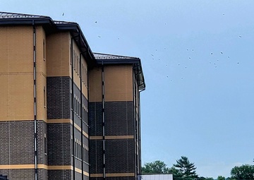Troops stay at recently completed transient troops training barracks at Fort McCoy