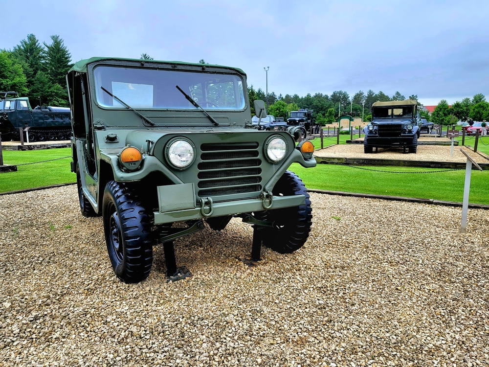 Fort McCoy's Equipment Park in historic Commemorative Area