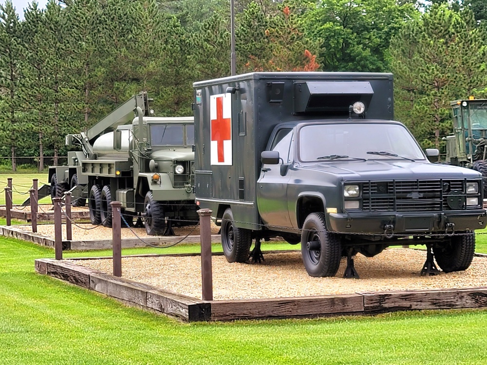 Fort McCoy's Equipment Park in historic Commemorative Area