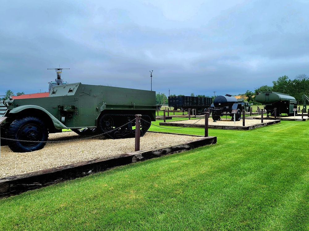 Fort McCoy's Equipment Park in historic Commemorative Area