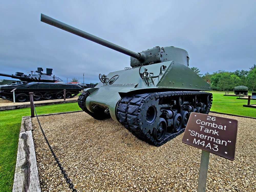 Fort McCoy's Equipment Park in historic Commemorative Area