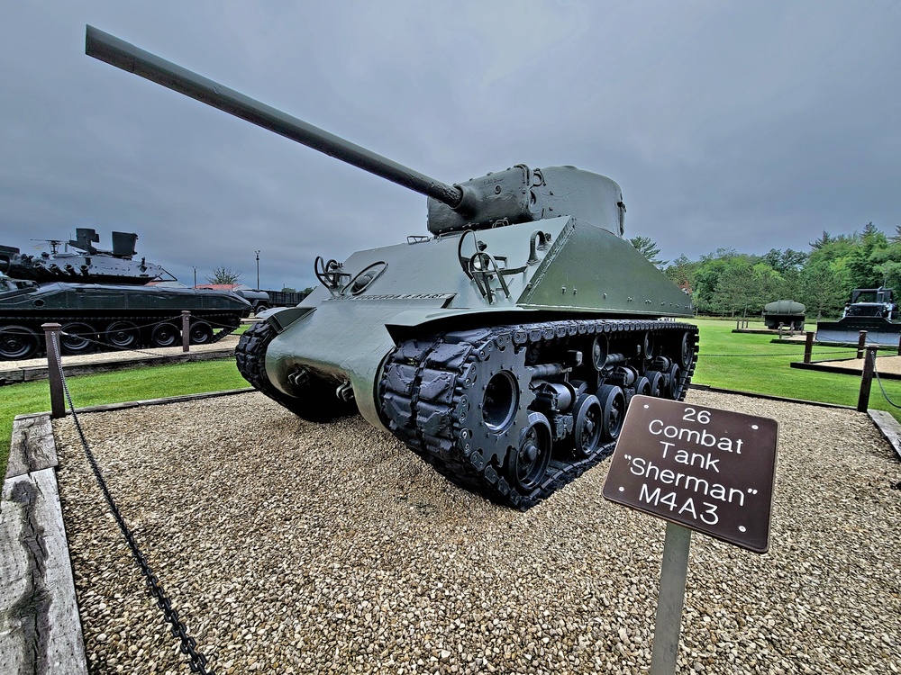 Fort McCoy's Equipment Park in historic Commemorative Area