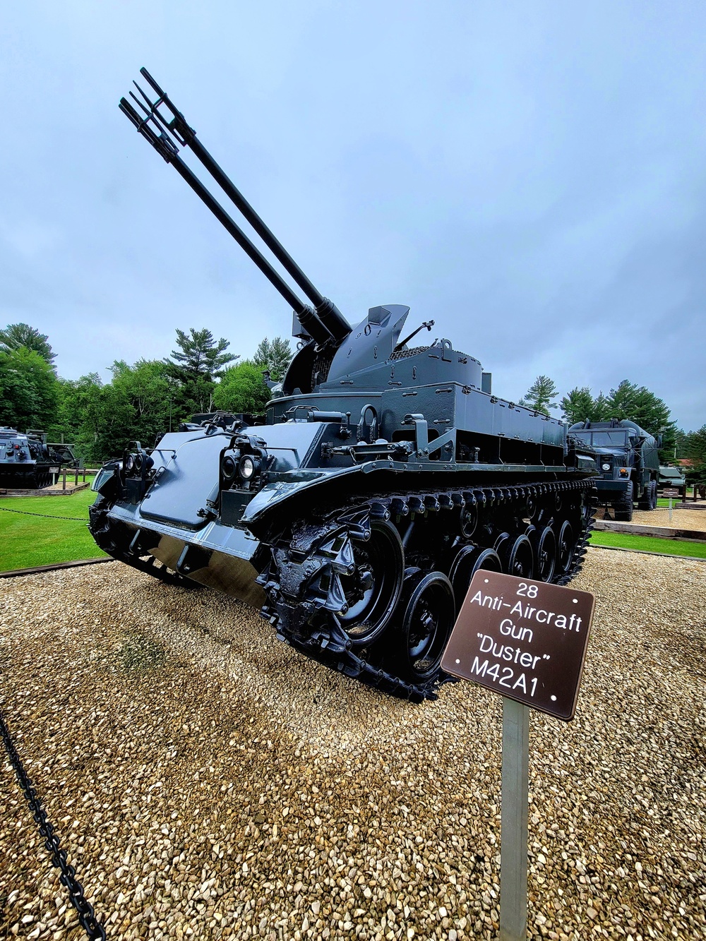 Fort McCoy's Equipment Park in historic Commemorative Area