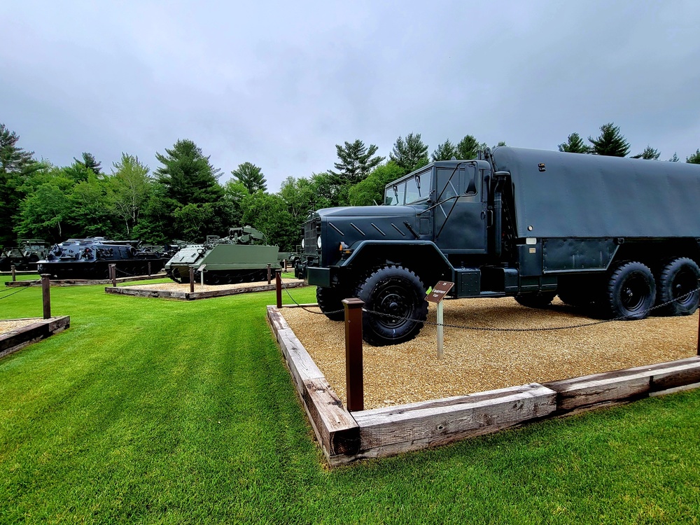 Fort McCoy's Equipment Park in historic Commemorative Area