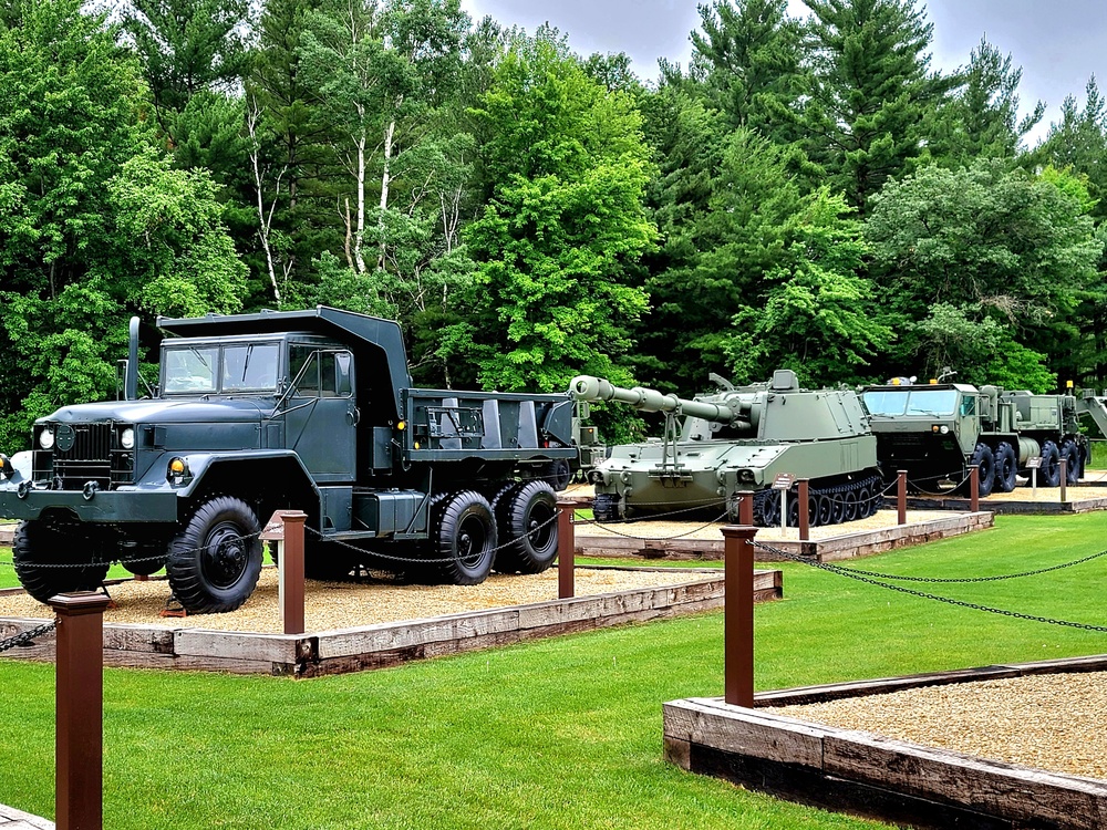 Fort McCoy's Equipment Park in historic Commemorative Area