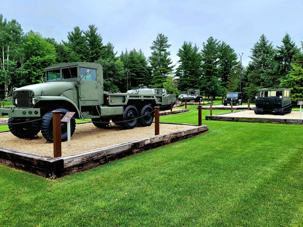 Fort McCoy's Equipment Park in historic Commemorative Area