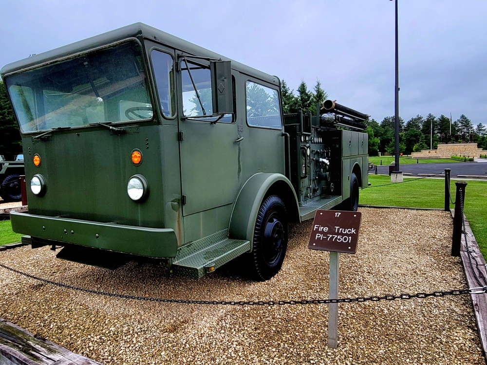 Fort McCoy's Equipment Park in historic Commemorative Area