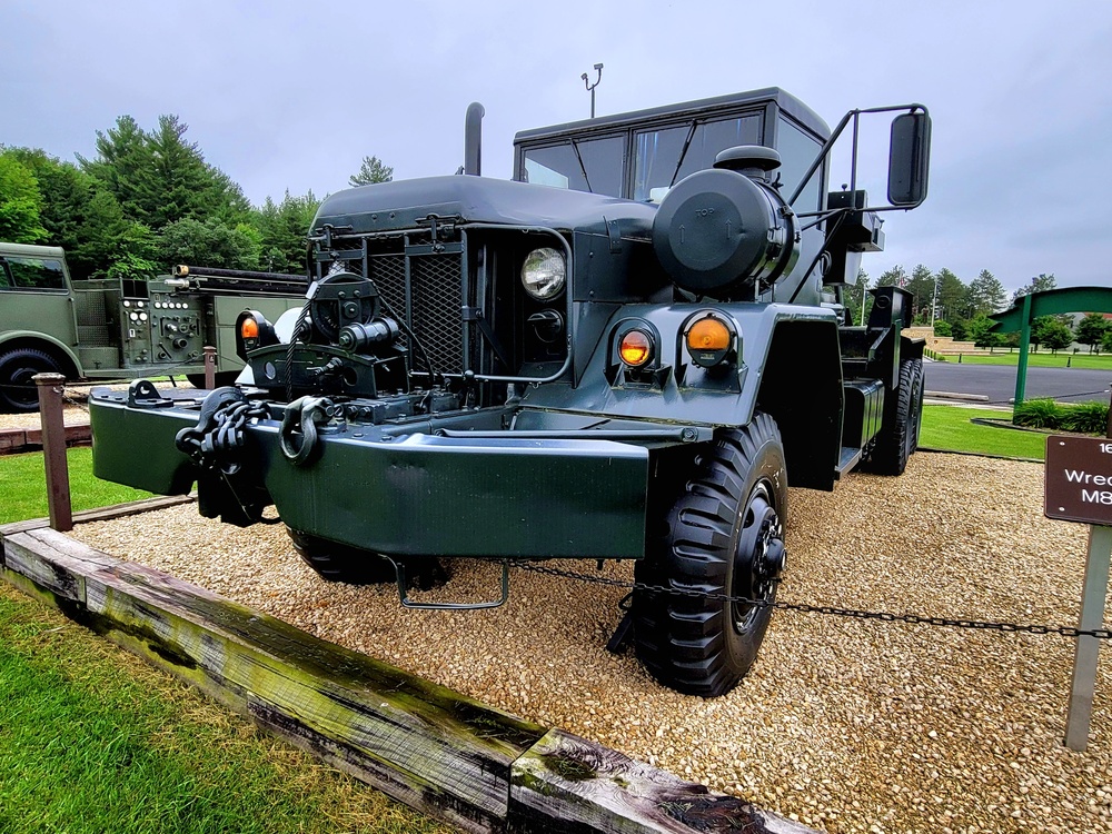 Fort McCoy's Equipment Park in historic Commemorative Area