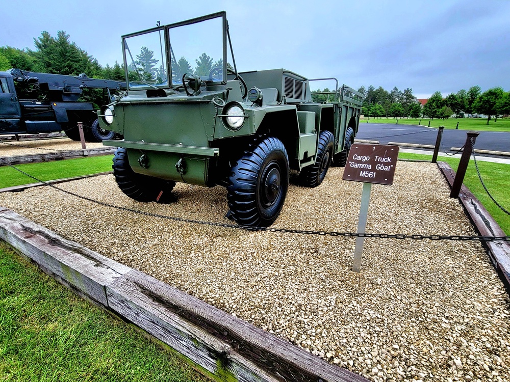 Fort McCoy's Equipment Park in historic Commemorative Area