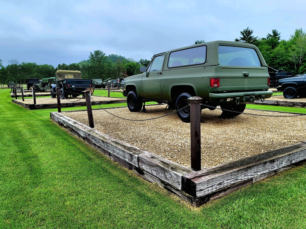 Fort McCoy's Equipment Park in historic Commemorative Area