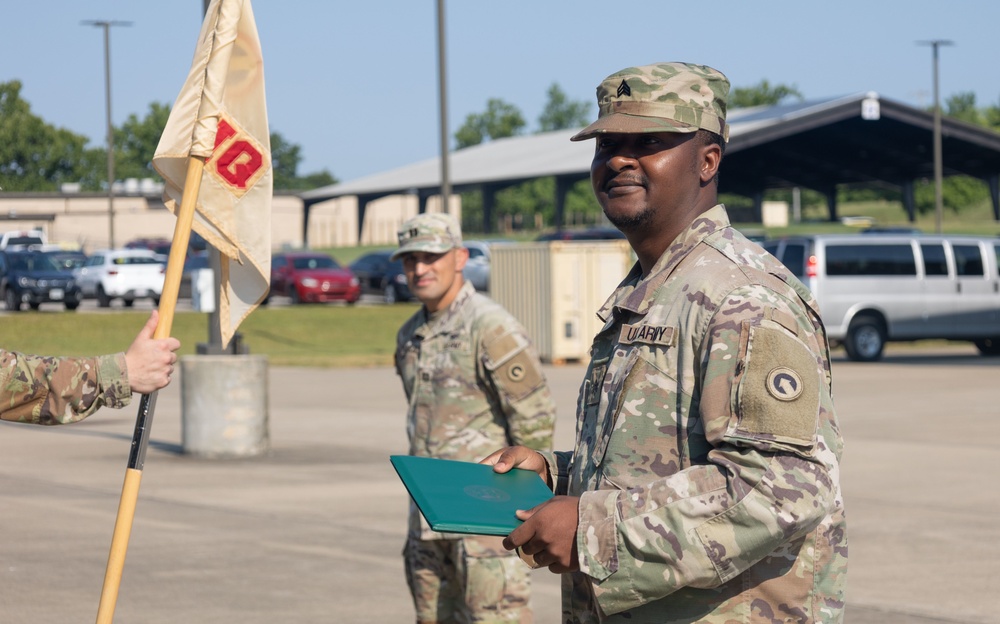 Sgt. Moye Promotion Ceremony