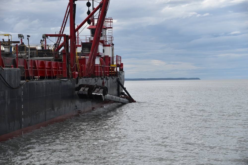 Army Engineers dredge the Port of Alaska