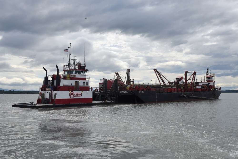 Army Engineers dredge the Port of Alaska